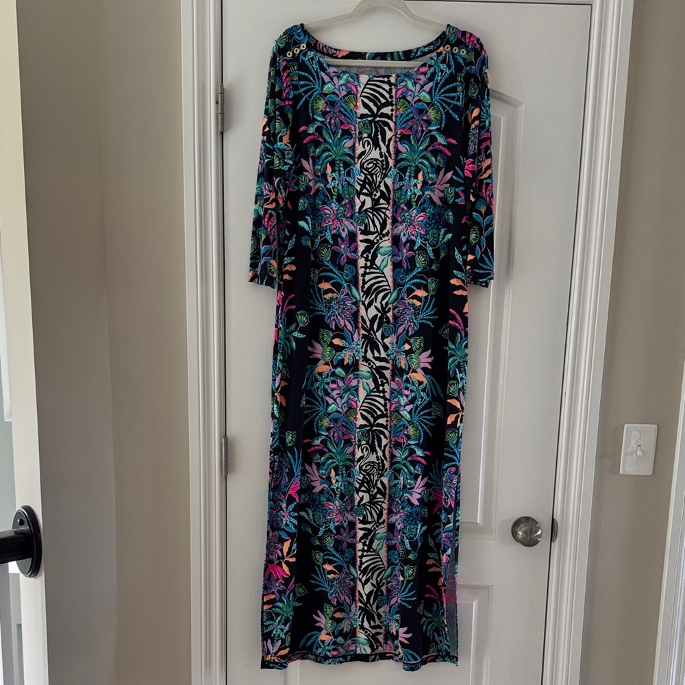 Lilly Pulitzer Seralina Chilly Lilly Maxi Dress